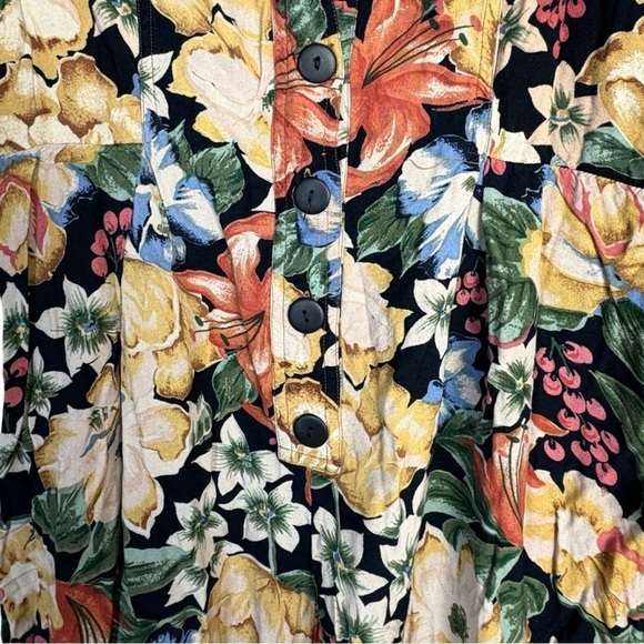 VINTAGE APRIL CORNELL Floral Jumpsuit - Picture 3 of 5
